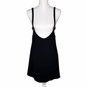 Snidel black overall dress / size F (probably a small/medium)